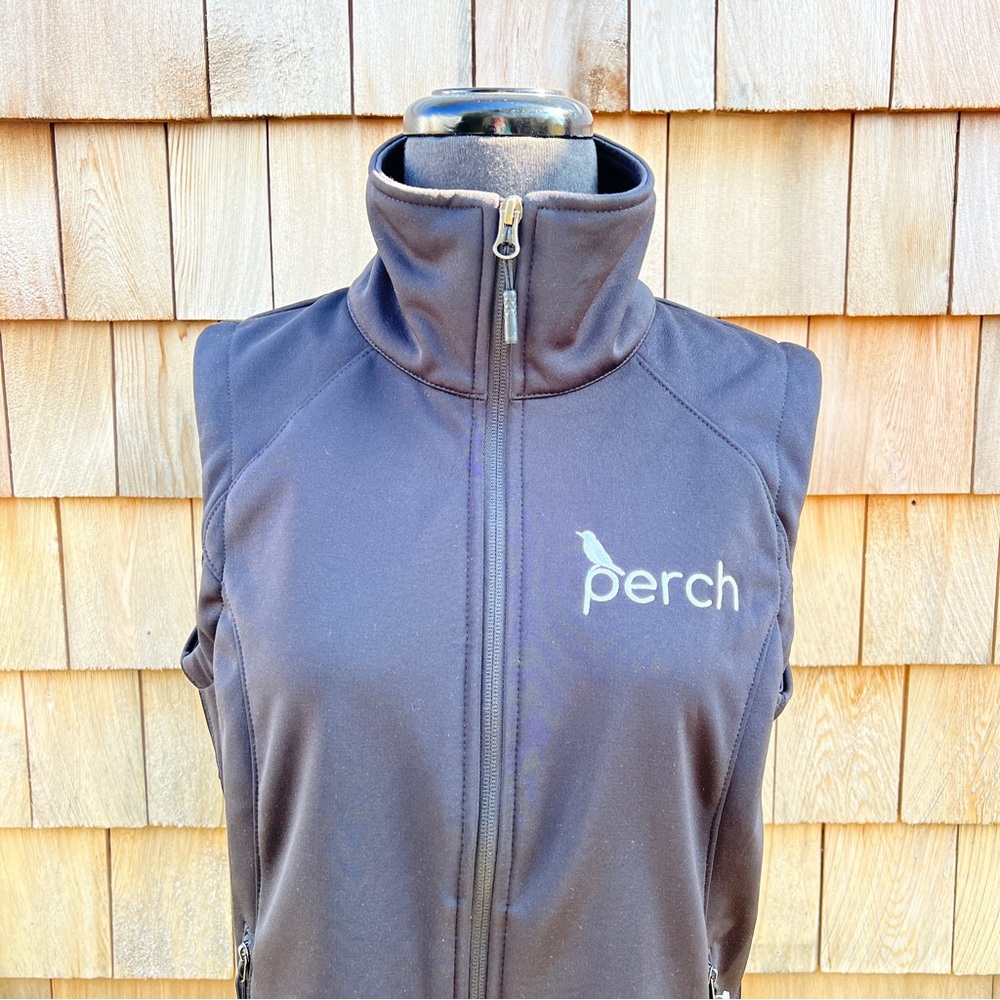 NWOT North Face Women's Ridgewall Soft Shell Vest in Black with Perch Logo, M - Picture 15 of 15